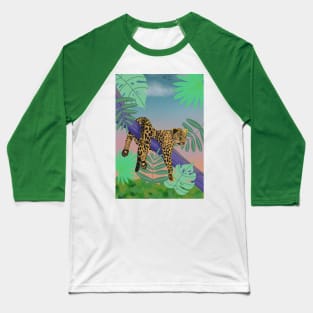 Leopard Baseball T-Shirt